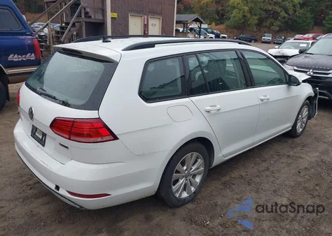 2019 Volkswagen Golf Sportwagen 1.8T S from USA, damaged, VIN 3VW117AU9KM510128